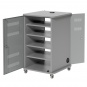 Medienschrank, fahrbar,  95 cm hoch, 58x61 (B/T) 